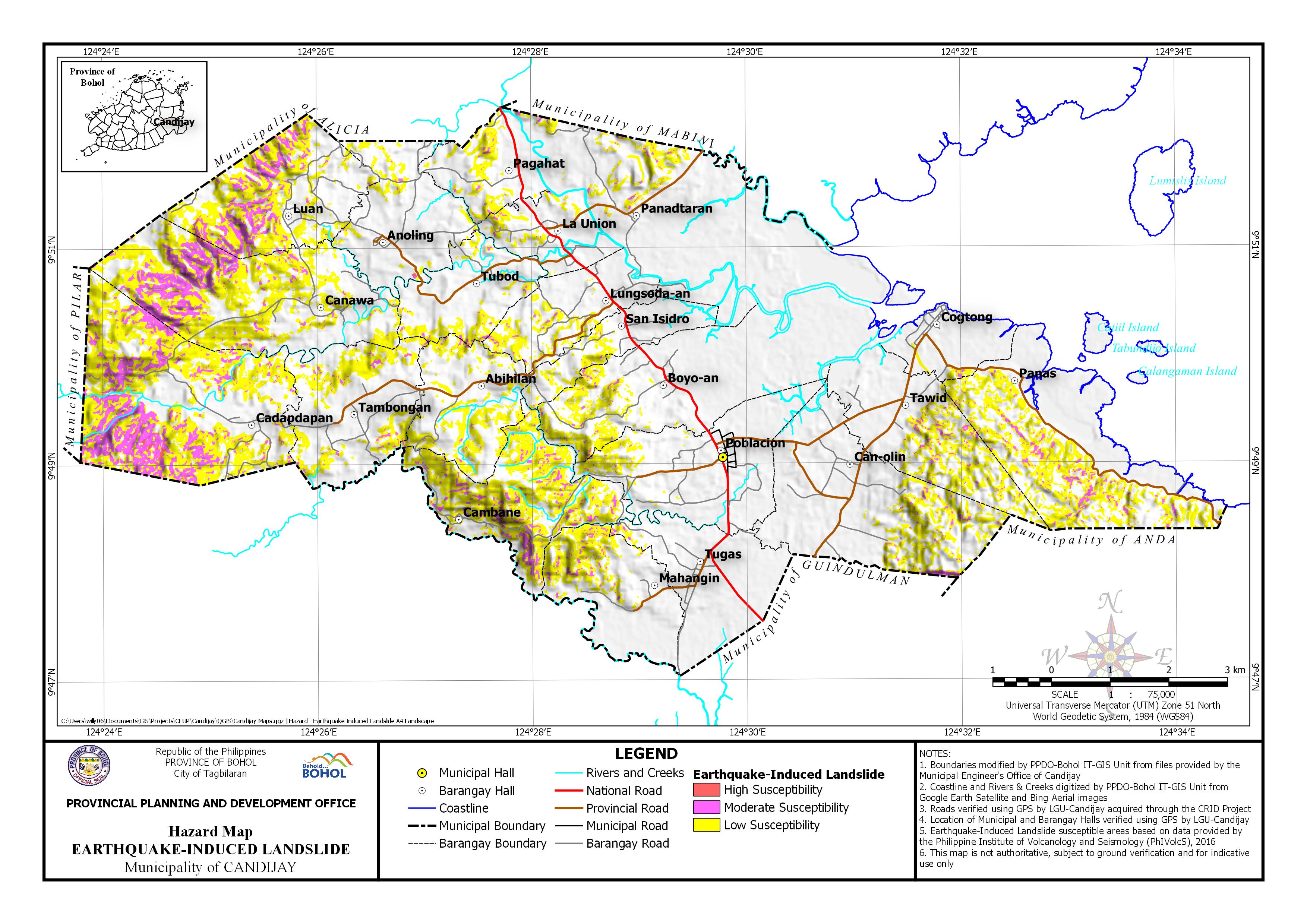 Hazard Maps – PPDO BOHOL