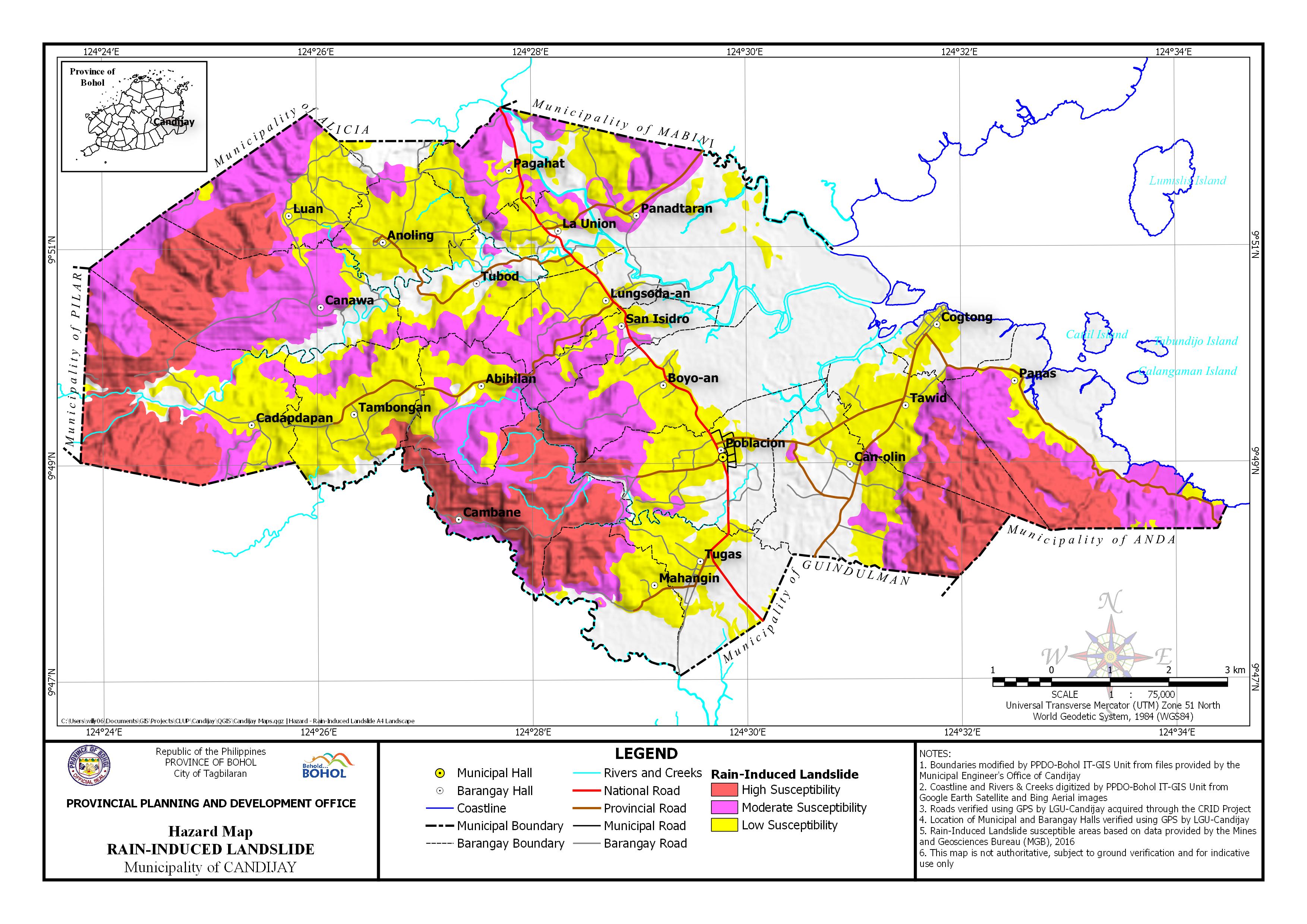 Hazard Maps – PPDO BOHOL