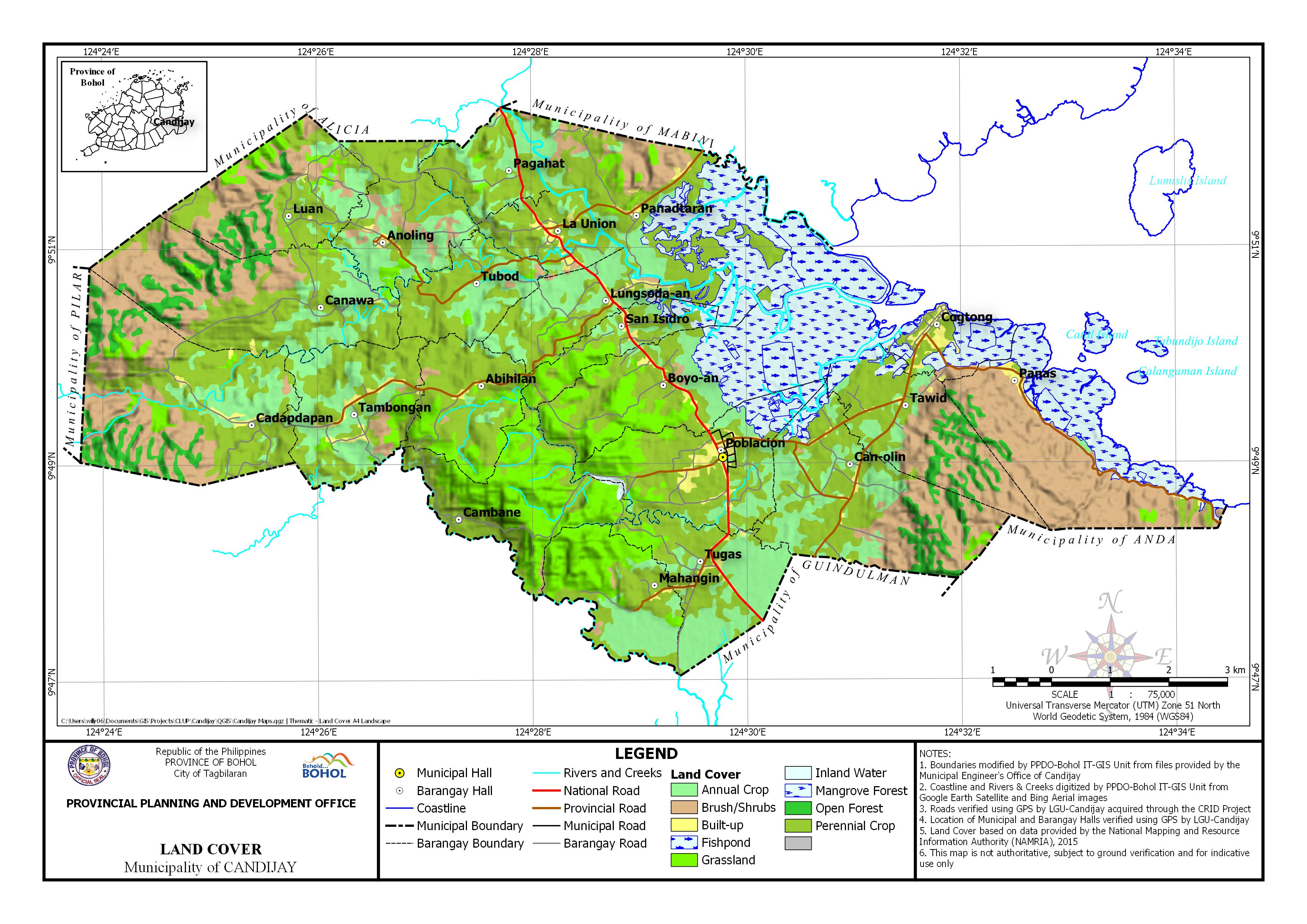 Land Cover – PPDO BOHOL