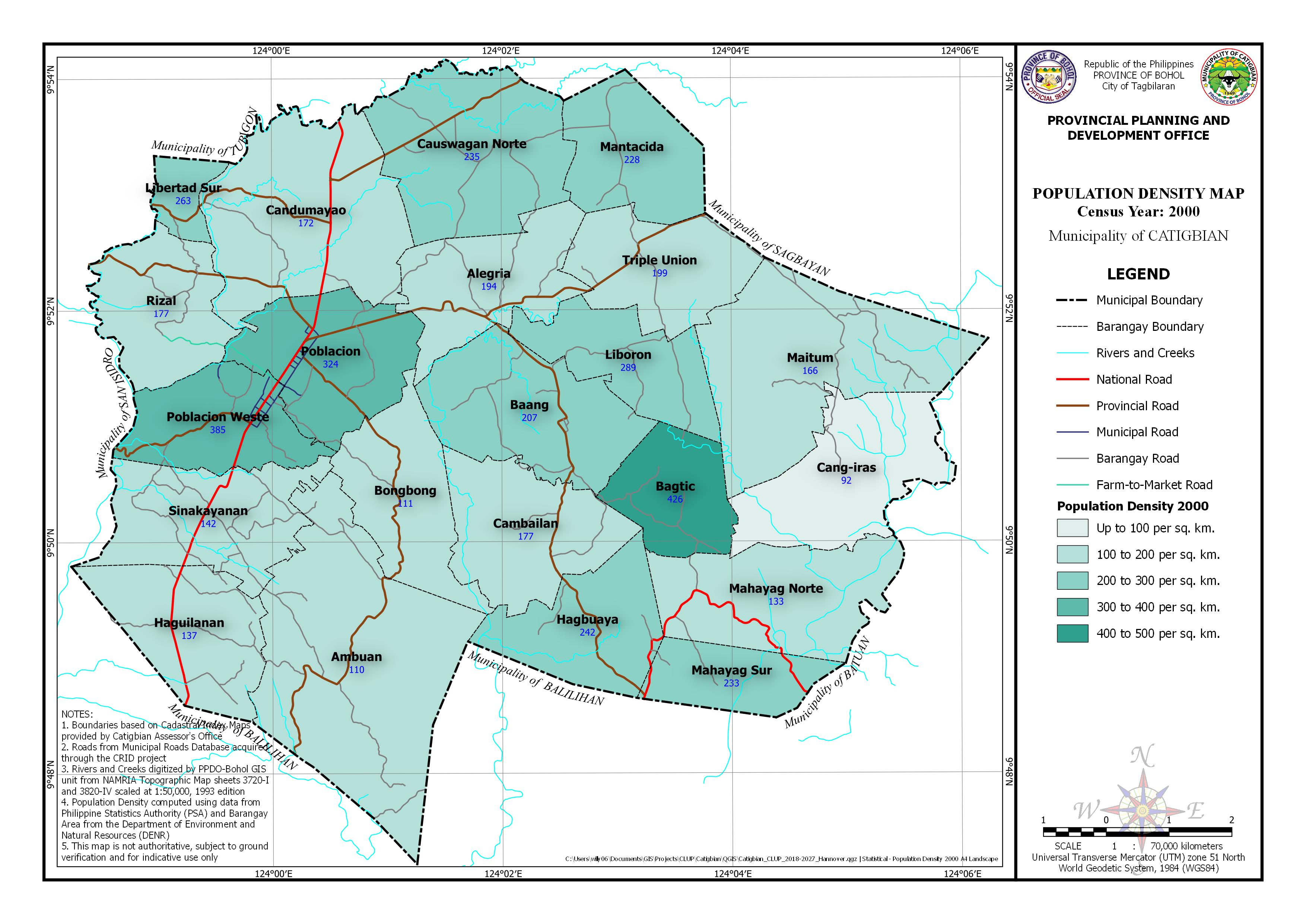 Population Density Census Year: 1995