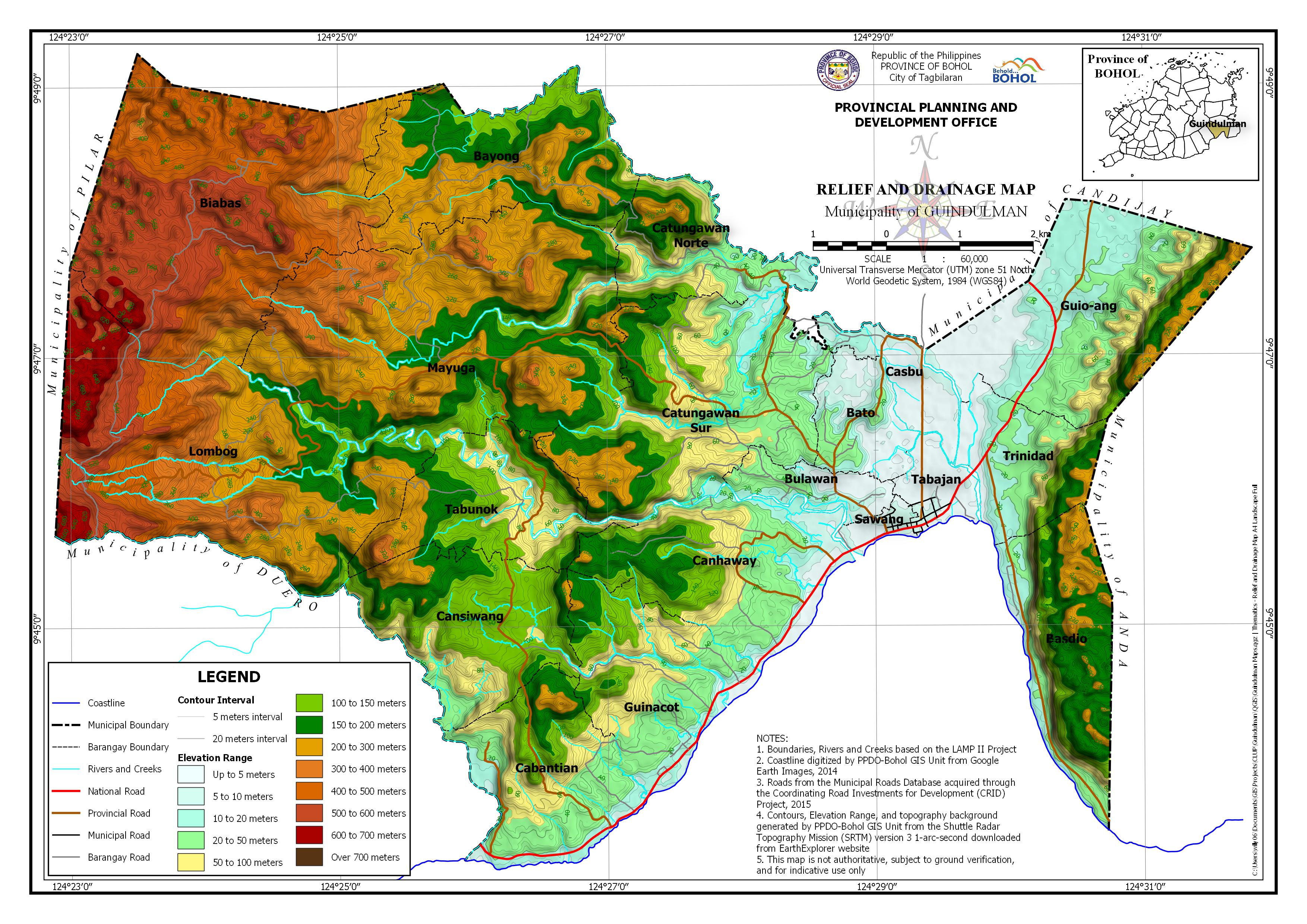 Drainage System In Village Map