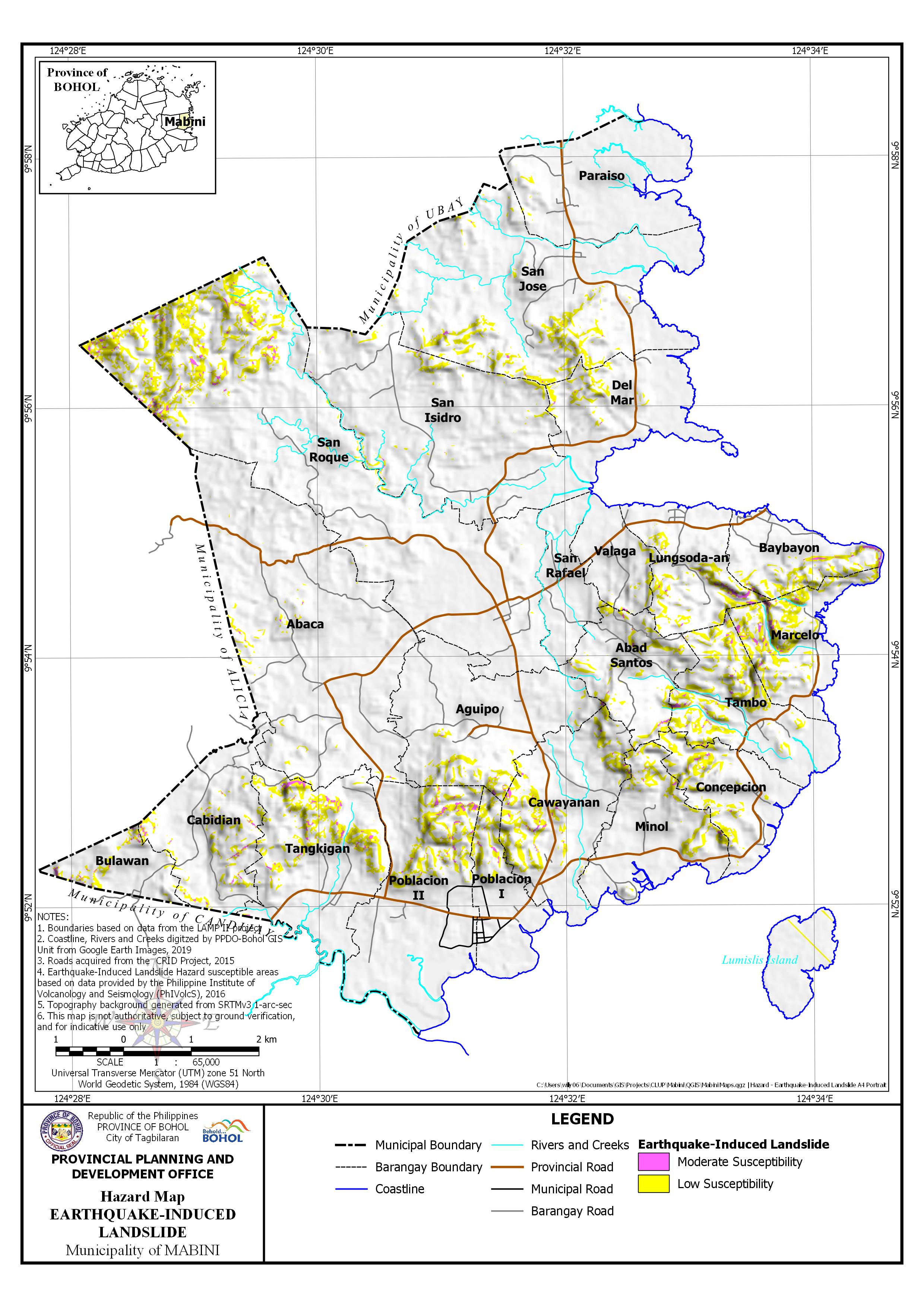 Earthquake-Induced Landslide – PPDO BOHOL