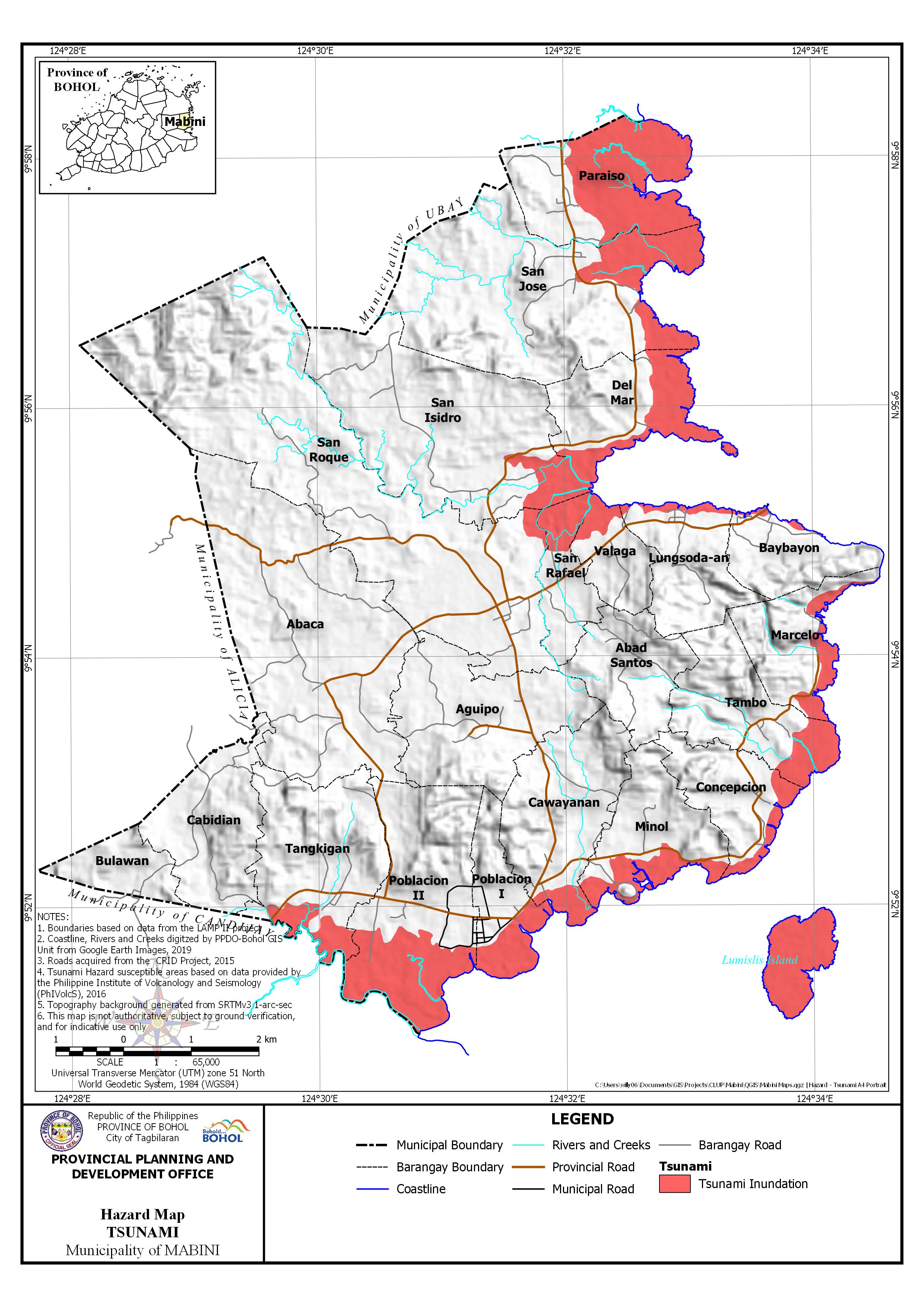 Hazard Maps – PPDO BOHOL