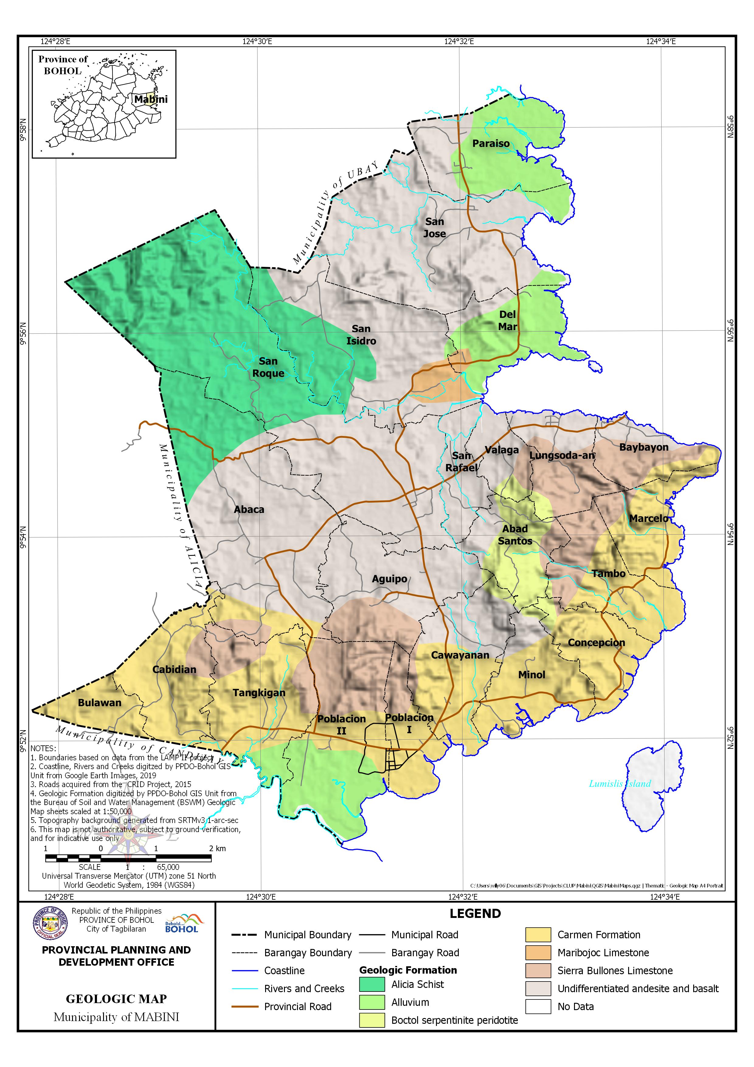 Geologic – PPDO BOHOL