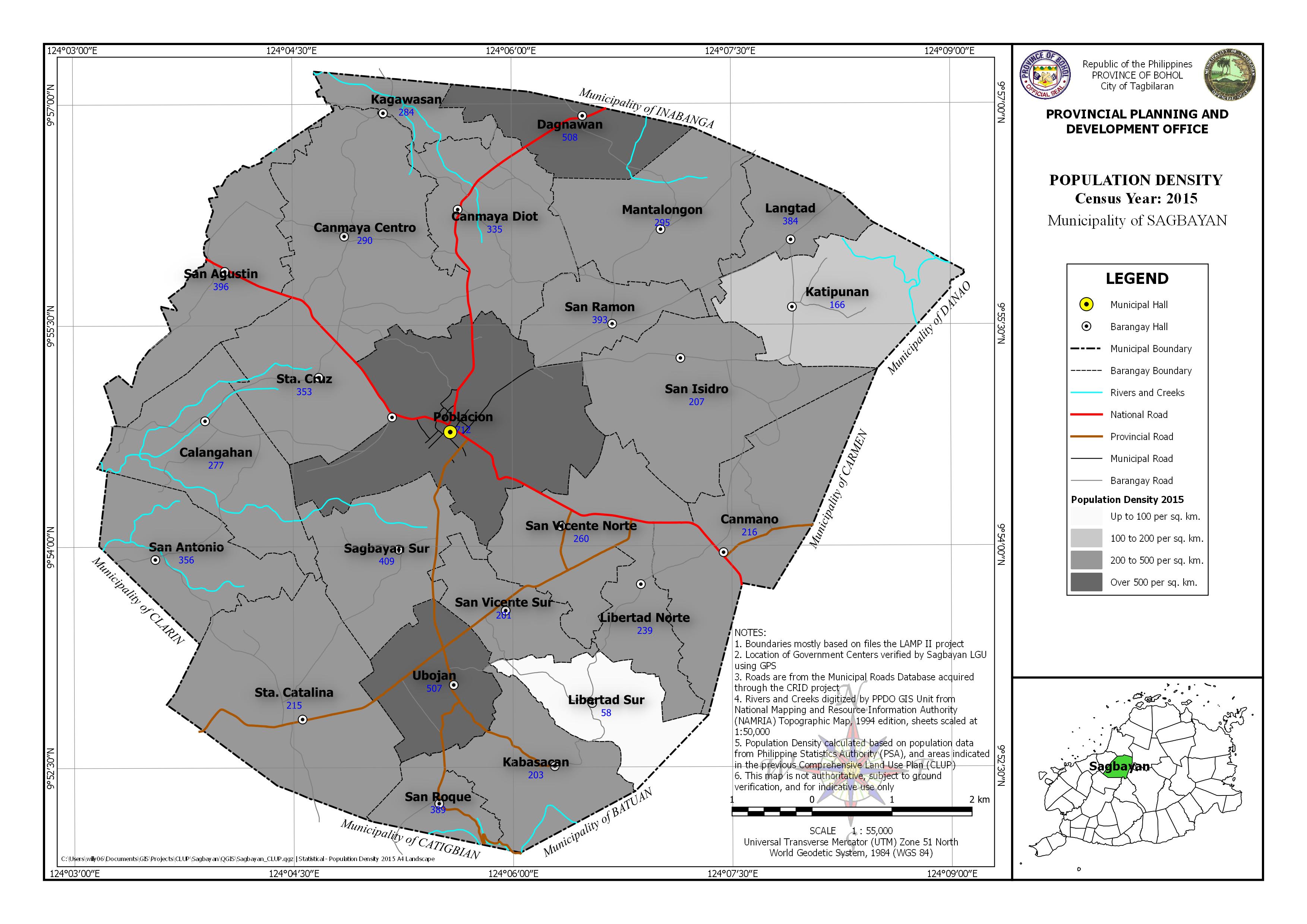 Population Density Census Year: 2015
