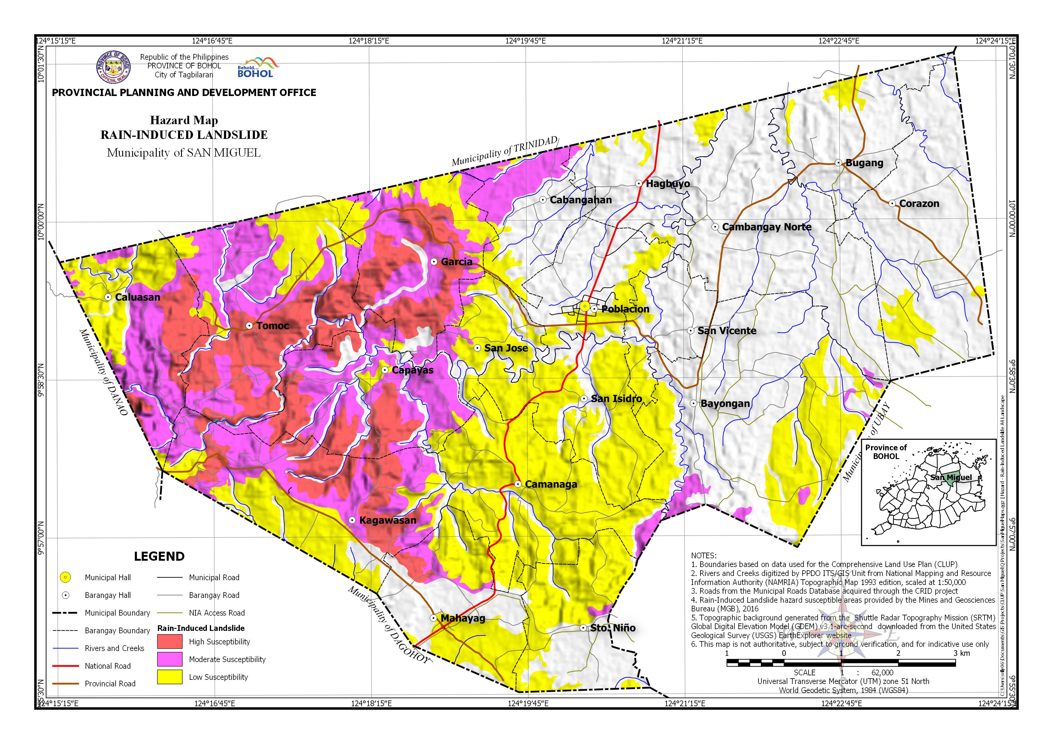 Rain-Induced Landslide – PPDO BOHOL