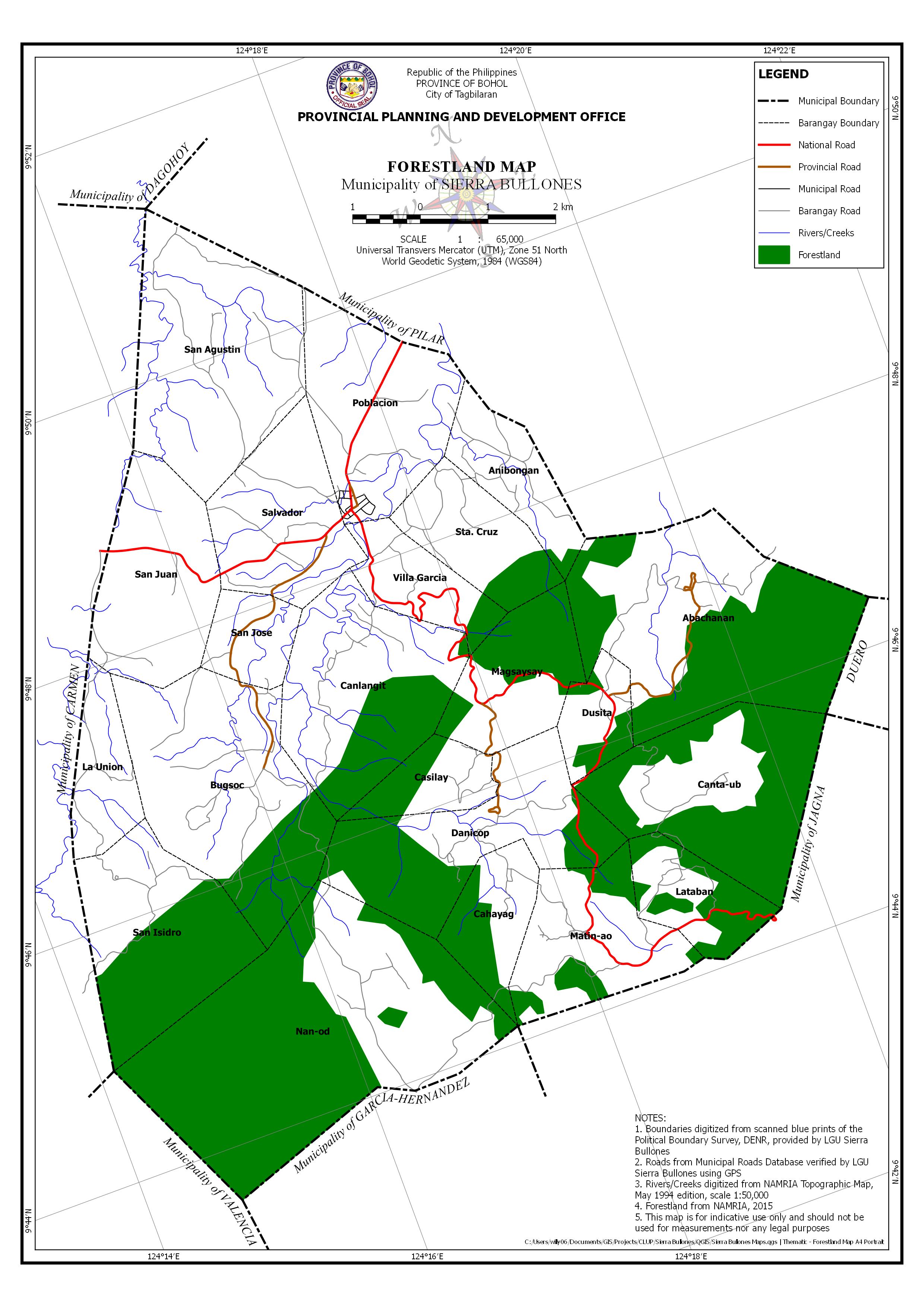 Forestland Map