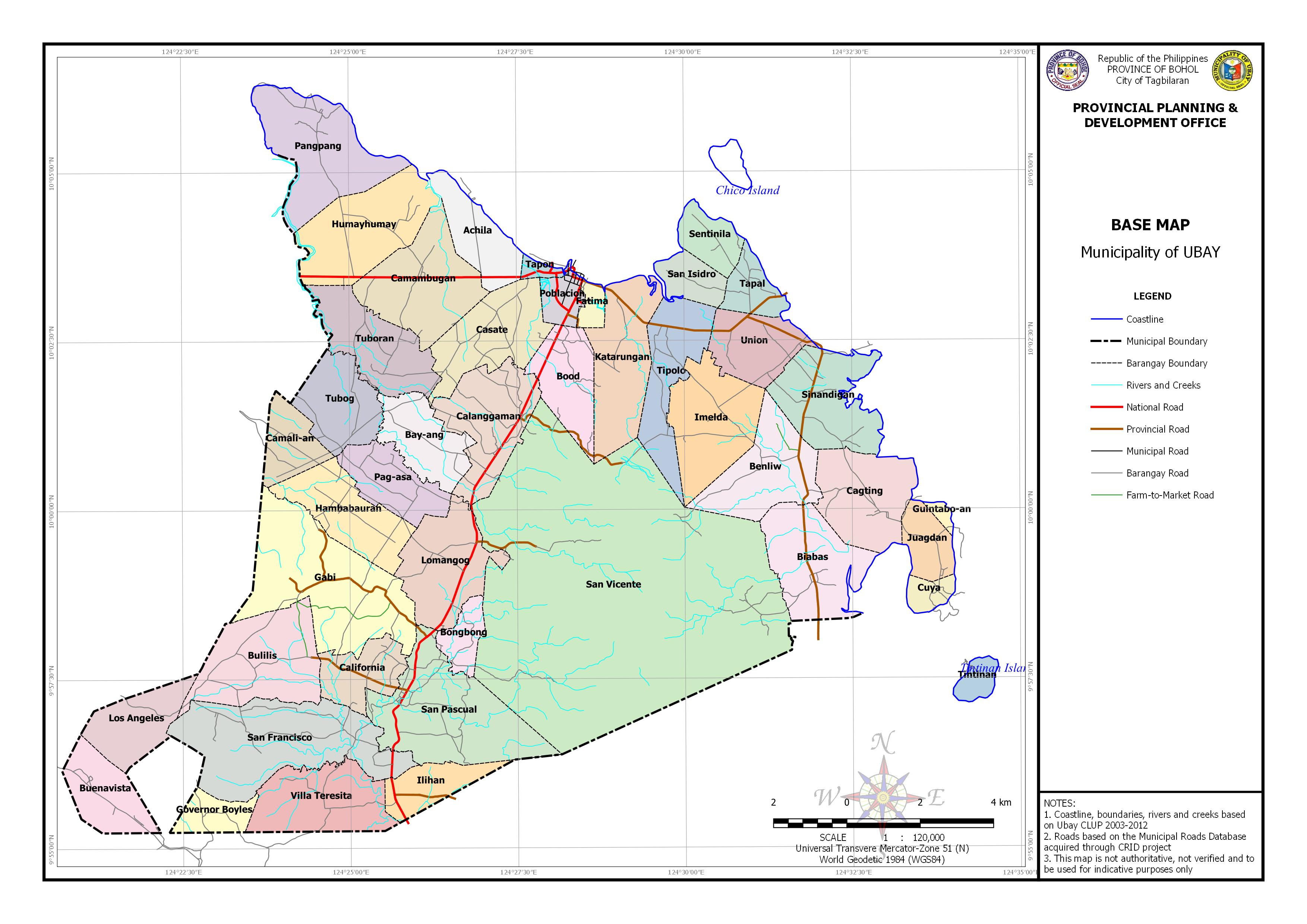 Basemap – PPDO BOHOL