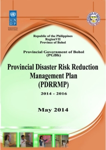 Bohol Provincial Disaster Risk Reduction Management Plan 2014 - 2016