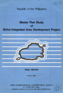 Master Plan Study of Bohol Integrated Area Development Project Cover